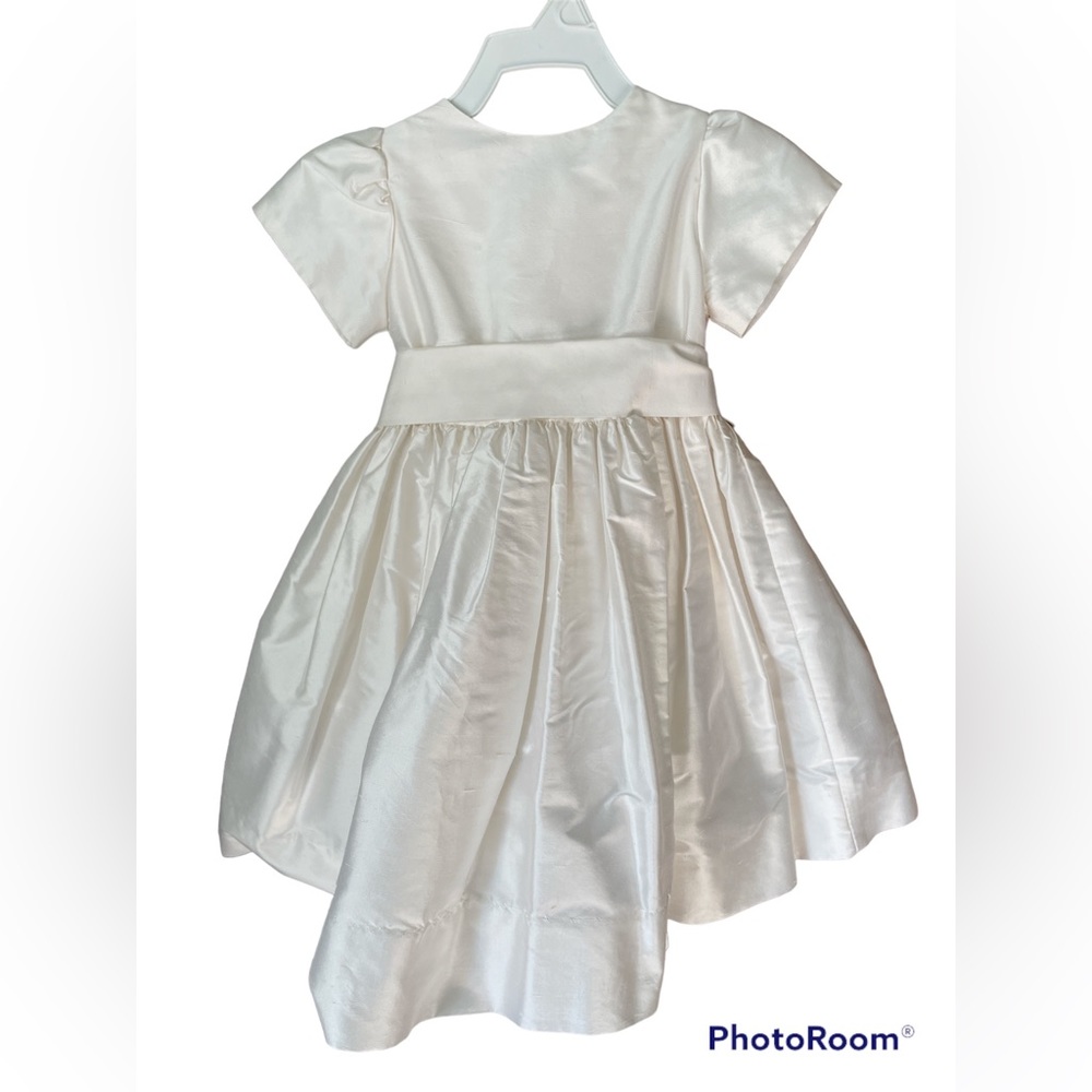 Suzanne Lively silk flower girl dress